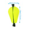 WHYHKJ 10pcs Float Foam Water Drop Strike Indicators Teardrop Floating