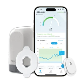SIBIO KS3 Continuous Ketone Monitor - 14-Day Wearable Sensor for Keto
