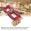 Drill Hole Guide Jig, 6Pcs Cross Flat Hole Puncher Drilling