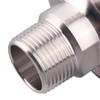 DERNORD 2 Inch Sanitary Tri Clamp to 3/4" Male Tri