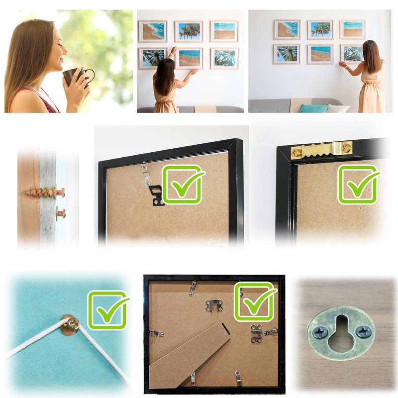 Bear Double Headed Claw Hanger Screws - Ideal for Picture