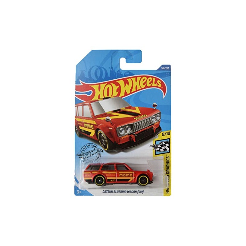 Hot Wheels Datsun Bluebird Wagon (510) 146/250, red