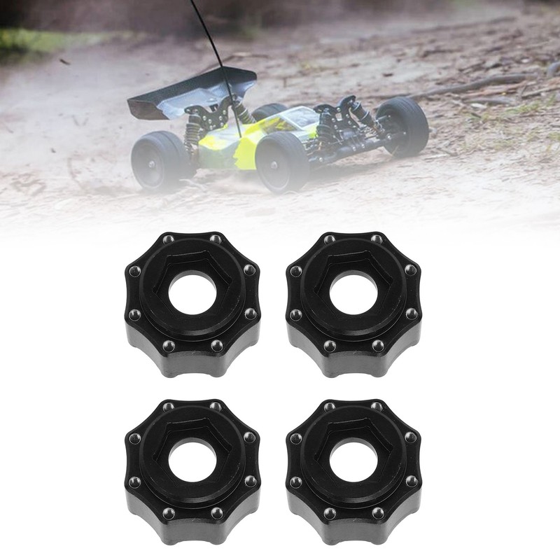 4pcs 17mm Hex Adapter Professional Aluminum Alloy Fine Machined 3.8