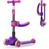 Gotrax KS3 Pro Kids Scooter: Light-Up Wheels, Foldable Design, Anti-Slip