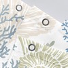 Tritard Extra Long Nautical Coastal Shower Curtain Starfish Seashell Coral