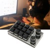 12 Key Mechanical Keyboard Support Wired USB Wireless Bluetooth DIY