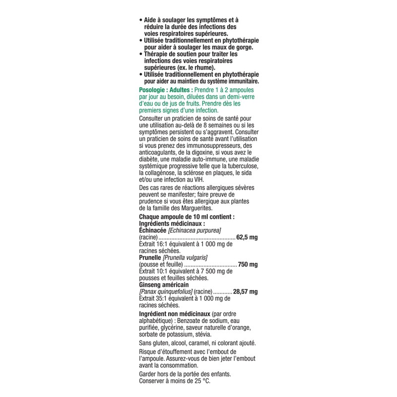 Adrien Gagnon - Echinacea Cold Relief Preparation, 10 ml, 15