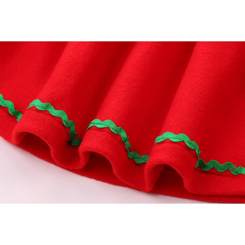 Disfraz de elfo de Navidad para niñas y niños (3-5T)