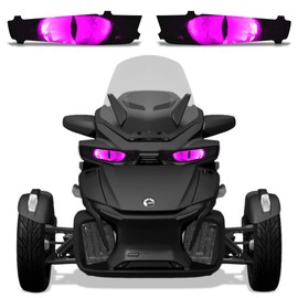 AMR Racing Roadster - Funda de calcomanía para faros delanteros compatible con Can-Am Spyder RT 2020-2023 - Eclipse Pink
