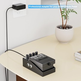 BENSN 9V Reemplazo para Boss PSA-120S AC Adaptador Pedal de Efectos Guitarra DS-1 RC-1 RC-3 TU-3 SD-1 RV-5 RV-6 DD-3 DD-7 DD-20 ME-50 GT-10 HM-2 Cable