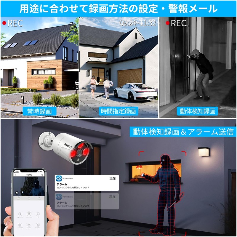 (AI Human Body Detection, Audio Recording, IP67 Waterproof and Dustproof),