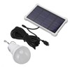 LED Solar Bulb Light Portable ABS and PC 150LM White