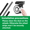 Heiluxe 8Pcs Silicone Luggage Cover Protector, Suitcase Wheel Covers, Silent