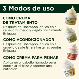 (3pz) Mascarilla Hair Food Garnier Platano + Aguacate + Aloe