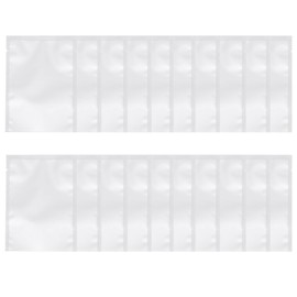 BTtime Pouch Containers, Set of 20, Height 3.5 x Width 2.8 inches (9 x 7 cm), Approx. 0.3 fl oz (10 ml), Refill, For Small Sections, Translucent, Heat Press, Lotion, Travel Bottle, Easy to Carry