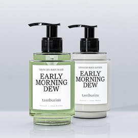 Tambourines Showerly Body Set Early Morning Dew (240ml+235ml) / 탬버린즈 샤워리 바디세트 얼리모닝듀 (240ml+235ml)