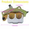 WFLNHB Front Left and Right Brake Calipers Replacement for Kawasaki