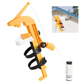 NEWFLY Spray Can Extension Pole Adaptor, Adjustable Sprayer Bracket Adaptor for Wasp Hornet Bee Spray Long Range, Spray Paint, Window Cleaner, Tree Spray. Spray Can Trigger Handle(Yellow)