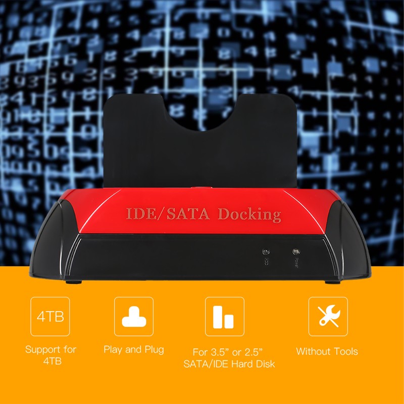 HDD Docking Station Dual Hard Disk Drive Docking Station Base