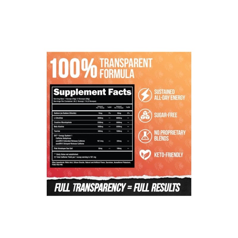 Lion ALPHA LION Super Human Core Pre Workout Powder with