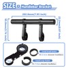 Mesee Bike Handlebar Extender 20CM Bicycle Double Clamps Handlebar Extension