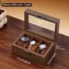 Wooden Watch Display Box for Watch Collection Storage – Glass