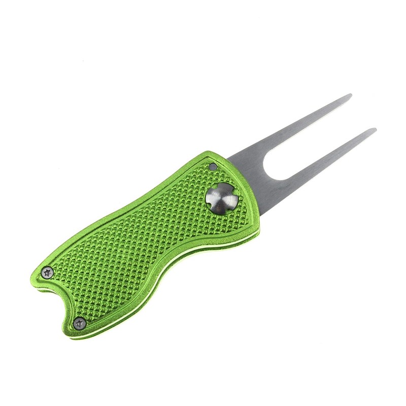 Crestgolf Divot Fork Golf Foldable, Manual Golf Divot Tool with