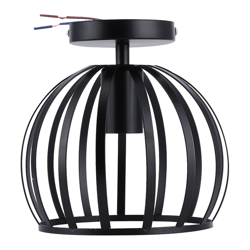 E27 Rustic Cage Chandelier Pendant Light Ceiling Lamp Shade for