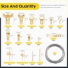Mardatt 307pcs Quality Picture Hanging Tool with Level Ruler Photo