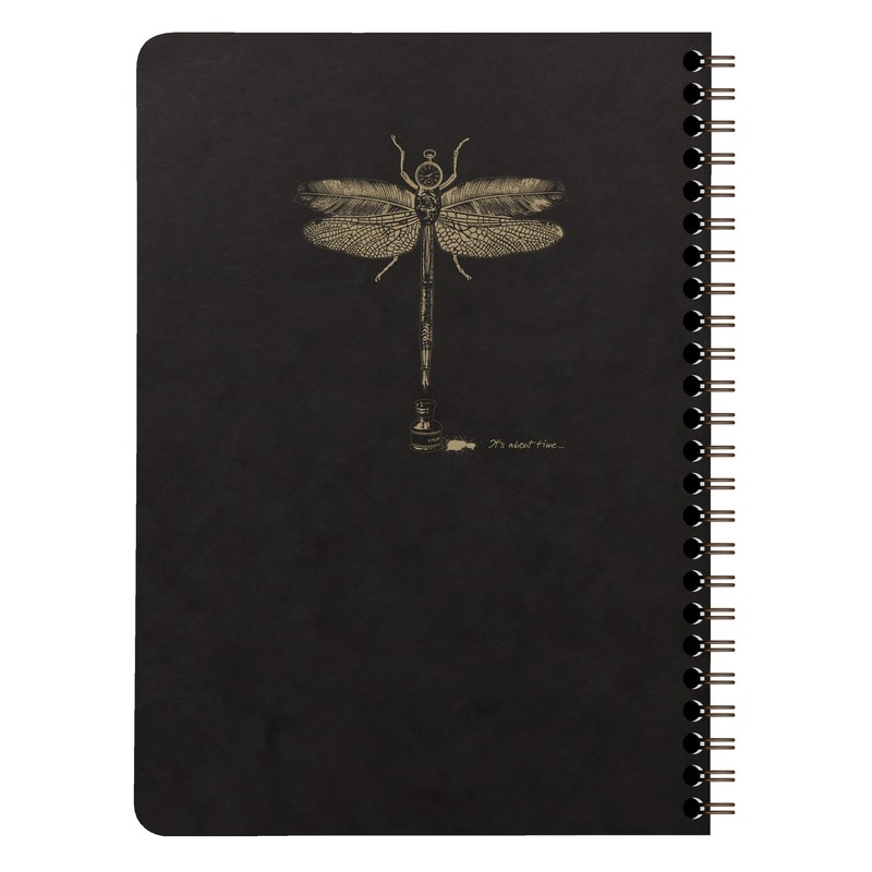 Clairefontaine 102566C Flying Spirit Notebook with Inner Pockets and Spiral