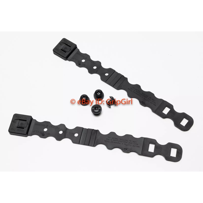 Black V2 Malice Clips & Mounting Hardware Kydex Holster Battle