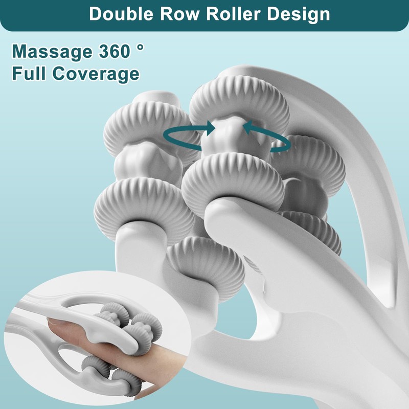 2 Pcs Finger & Hand Massager Roller, Finger Roller Massager,