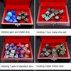 Haxtec Mystery DND Dice Set with Wood Dice Case Dual-purpose