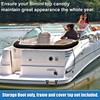 X AUTOHAUX Square Frame Bimini Top Storage Boot Cover with