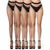 Malustar 4 Pack Fishnet Tights (S-M, Micro, Medium, Wide &