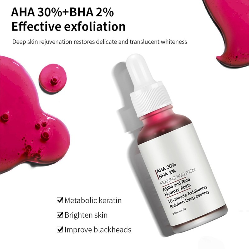 AHA 30% + BHA 2% Peeling Solution, Exfoliating Solution AHA