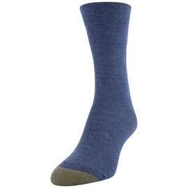 GOLDTOE Women's Ultra Soft Mid Crew Socks, 6-Pairs, Denim Assorted, Shoe Size: 6-9