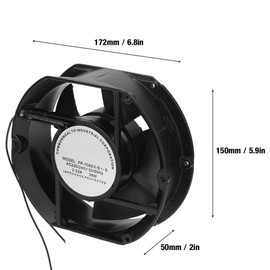 Axial Fan FP-108EX-S1-S AC Axial Fan AC220V 38W Oval Ball Bearing Ventilation Cooling Fan AC 220V, Fan of Electronic Parts