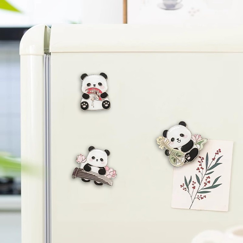 12 Pack Fridge Magnets Panda Refrigerator Office Magnets for Calendars