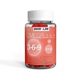 Omega 3,6,9 | 60 Capsulas | Suplemento alimenticio | BDM LABS |
