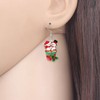 TIZURO Christmas Acrylic Candy Cane Cupcakes Earrings Fun Holly Berries