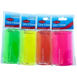 DISPENSARY & CLINIC ITEMS Surgical Basics Head Lice Nit Comb (Assorted Colours)