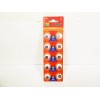 T&E Button Cell Batteries AG 5 10 piece Electronics Coin