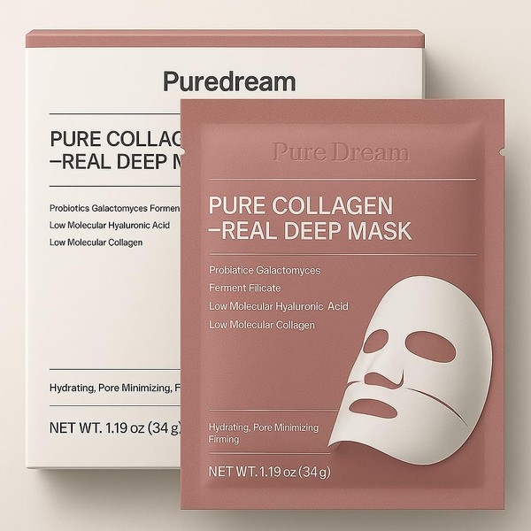 Puredream Collagen Real Deep Mask – Hydrating, Firming, Pore Minimizing