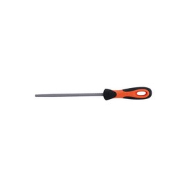 Bahco 6-345-08-1-2 Hieb 1 Round Rasp with Handle, Multi-Colour, 200 x 9.0 mm