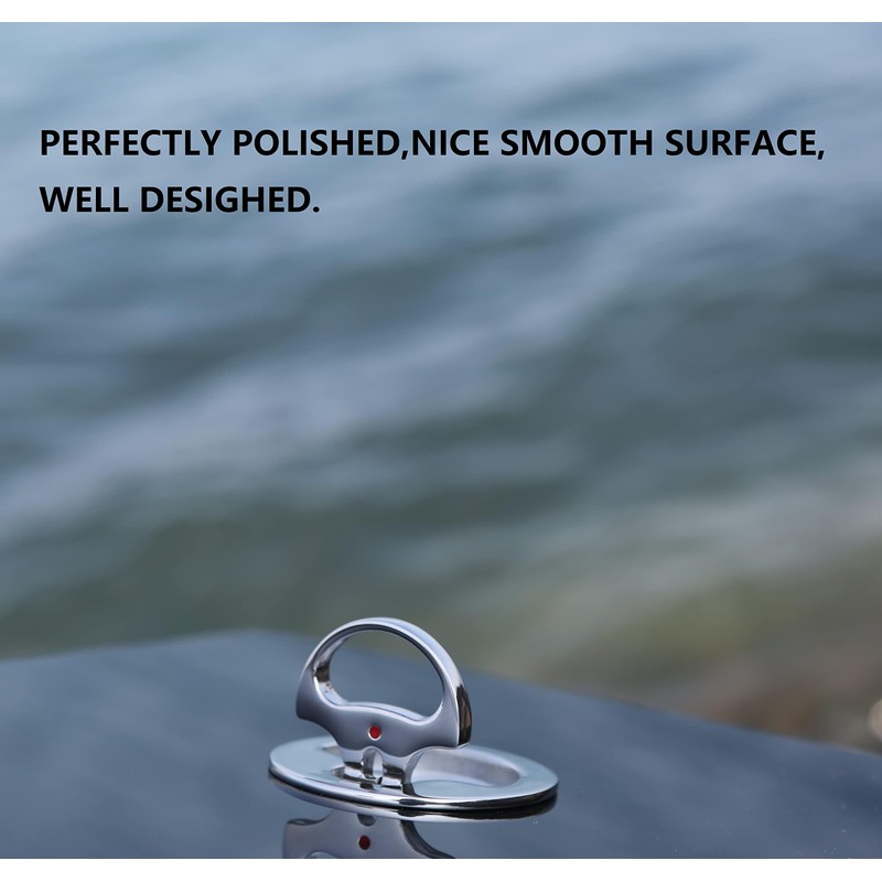 Boat Cam Latch, Marine 316 Stainless Steel Flush Pull Hatch