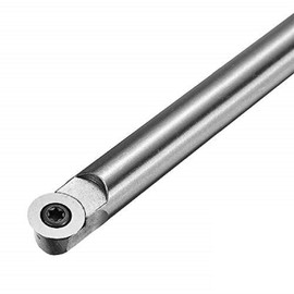 ChaRLes Wood Turning Tool with Wood Carbide Insert Cutter Round Shank Woodworking Tool / Aluminium Alloy Handle - One