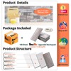 StyloVue 100 Pieces Peel and Stick Backsplash for Kitchen, 3"