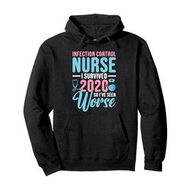 Infection Control Nurse Badge Accessories Infection Nursing Pullover Hoodie