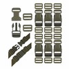 YinzPlus Army Green Side Release Buckles for 1 Inch Width